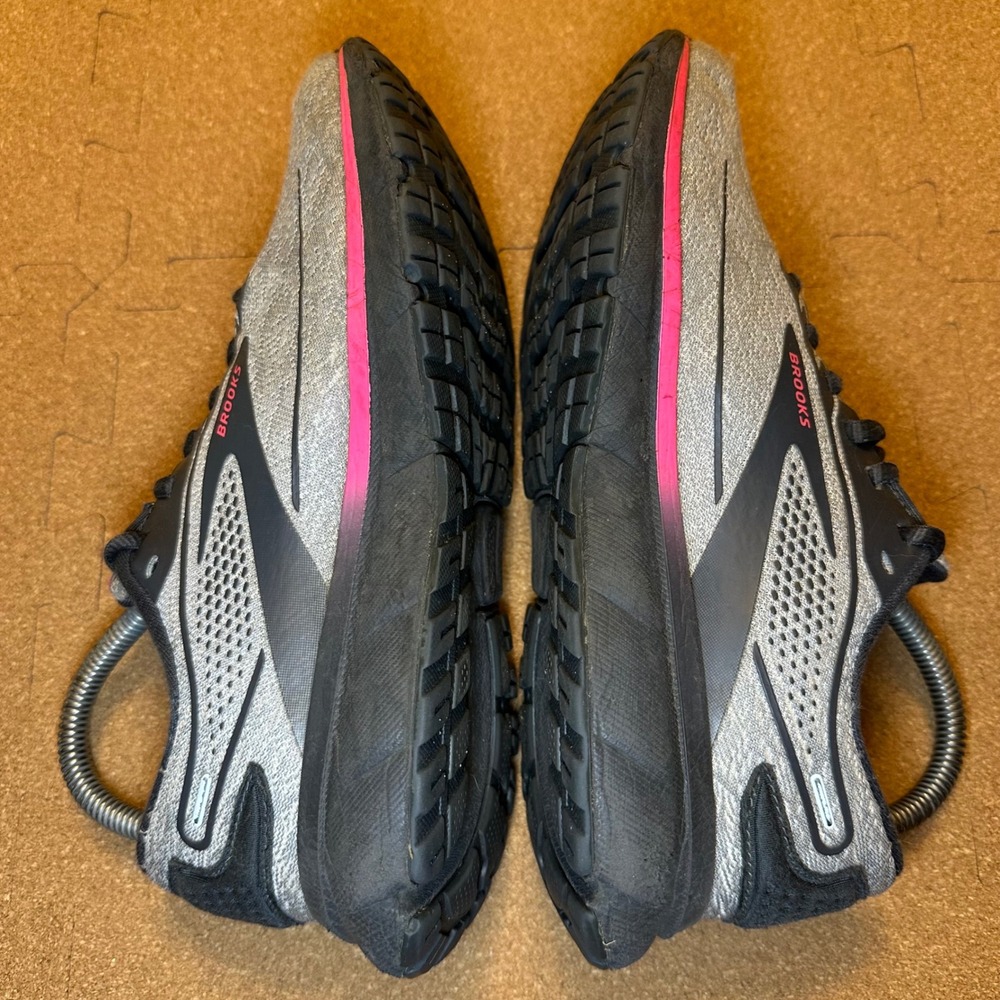 Brooks Trace 2 Running Shoes Women 7 Grey Pink Neutral Athletic 1203751B038 - Picture 5 of 11